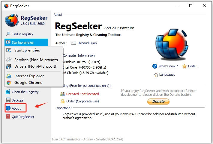 RegSeeker(注册表清理工具)
